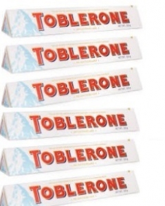 6 bar Toblerone white