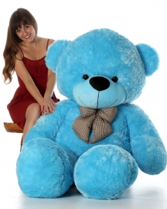 3 ft  BLUE Teddy