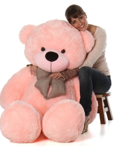 Giant pink teddy 4 ft