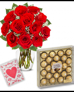 2 Dozen + Ferrero 24 + love card